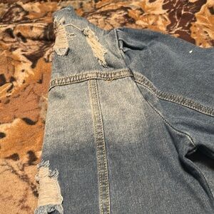 Distressed Blue Denim Jeans